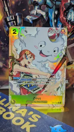 One Piece TCG Zeus (Alternate Art) OP11-106 A Fist of Divine Speed Foil - Image 1