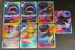 One Piece TCG Super Rare Lot of 7 SR Foil Cards English One Piece Lot - Image 1