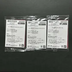 PREORDER Set of 3 One Piece x Seven Eleven Luffy Sabo Ace Promo Cards Sealed - Image 2