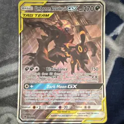 Pokemon GX Holo Card Lot Blastoise SM189 Pikachu SM232 Umbreon & Darkrai SM241 - Image 5