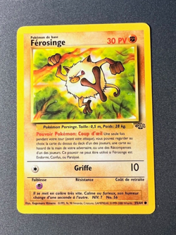 Ferosinge (Mankey) 55/64 Jungle French Pokemon Card * LP Lightly Played* - Image 1