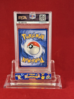 2000 Black Star Promo Pokemon League TEAM ROCKET'S MEOWTH Card #18 PSA 9 - Image 2