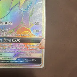 Pokemon TCG Entei GX 74/73 Shining Legends Secret Rare Full Art Holo Card - Image 2