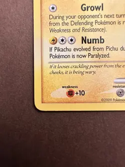 Pokemon TCG 2009 POP Series 9 Pikachu Card #15/17 - LP Condition - Image 5