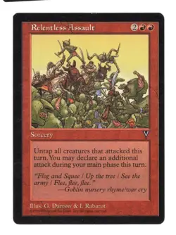 MTG Relentless Assault Visions Regular Magic The Gathering - Image 1