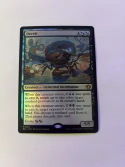Magic: The Gathering Deceit Foil Creature Card ECL 212 (Blue/Black) Near Mint - Image 1