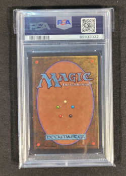 CIRCLE OF PROTECTION: BLACK 1994 Magic the Gathering Revised - PSA 8 NM-MT - Image 2