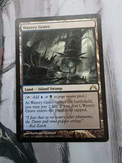 1x Magic the Gathering MTG Watery Grave (249) Gatecrash LP - Image 1