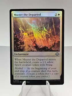 1x Muster the Departed - Foil MTG Modern Horizons 3 NM Magic Foil - Image 1