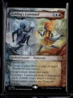 Ashling's Command (Showcase) - 330 - ECL - NM - MTG Magic the Gathering - Image 1