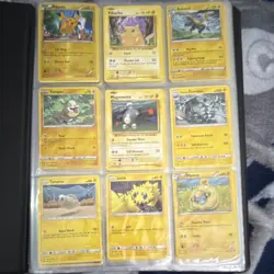 Pokemon TCG Mixed Card Lot Pikachu Mew Chansey Ultra Pro Binder - Image 3