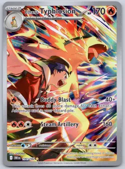 Ethan's Typhlosion 190/182 (NM) Destined Rivals - Illustration Rare Pokemon TCG - Image 1