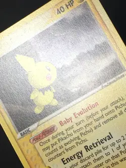 Pokemon TCG Pichu 20/100 Ex Sandstorm English Non Holo NM+ - Image 2