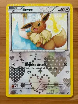 Eevee RC14/RC25 Holo LP - Legendary Treasures Radiant Collection 2023 - Pokemon - Image 1