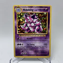 Pokemon Nidoking 45/108 XY Evolutions Holo Rare 2016 - Image 1