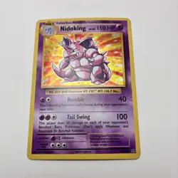 Pokemon Nidoking 45/108 XY Evolutions Holo Rare 2016 - Image 3