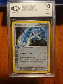 2006 Pokemon Metagross #2 OP Series1 Promo Holo BCCG 10 GEM MINT - Image 1