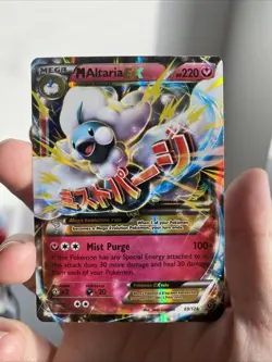 Pokemon TCG - M Altaria EX 69/124 Fates Collide LP - Image 1