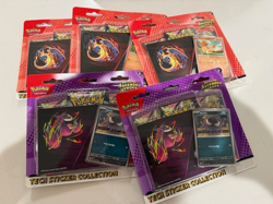 Lot of 5 - Pokemon Ascended Heroes Tech Sticker Collection - Image 1