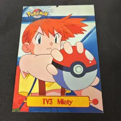 Topps Pokemon Misty #TV3 TV Animation Non Holo Green Logo 1999 - Image 1