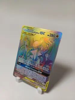 Arceus & Dialga & Palkia GX 258/236 Hyper Rare Pokemon TCG Cosmic Eclipse NM - Image 3