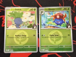 Pokemon TCG Ascended Heroes Reverse Holo- Erika's Gloom 002/217 - Oddish 001/217 - Image 1