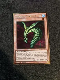 Yugioh Sinister Serpent PGL2-EN027 Gold Rare 1st Ed - Image 1