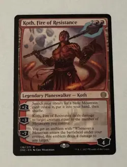 Koth, Fire of Resistance - Phyrexia: All Will Be One LP - Image 1