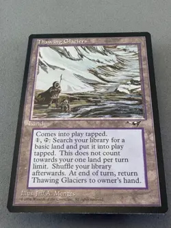 Thawing Glaciers Alliances MTG-Never Played Near Mint-Vintage magic RESERVE LIST - Image 3