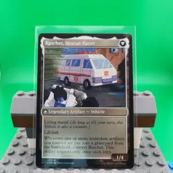 Ratchet Field Medic *FOIL* Magic The Gathering Transformers BOT - Image 2