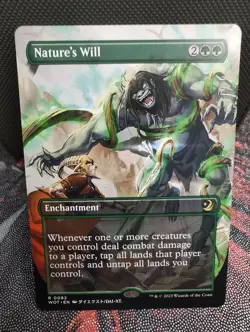 Nature's Will (Anime Borderless) Wilds of Eldraine: Enchanting Tales Regular - Image 1
