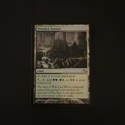 Magic The Gathering Shadowmoor Wooded Bastion #281 Lightly played - Image 1