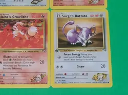 Pokemon Vintage 1st Edition GYM Challenge Cards Lot Of 4 Rocket's Snorlax, ++ - Image 4