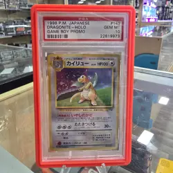 Pokemon Game Boy Promo Dragonite Holo Gem Mint Cards Collection (PSA 10) - Image 1