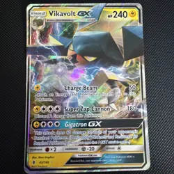 Vikavolt GX 2017 Pokemon Guardians Rising Full Art Ultra Rare Card 45/145 - Image 1