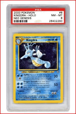 2000 Pokemon Kingdra #8/111 - Holo - Neo Genesis NM MT 8 - Image 1