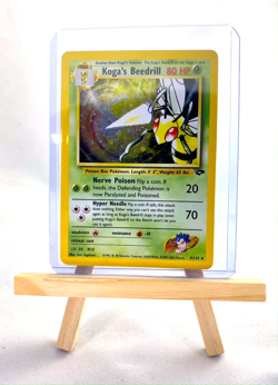 Pokemon TCG: Koga's Beedrill - 9/132 - Gym Challenge - Holographic 2000 Wizards - Image 1