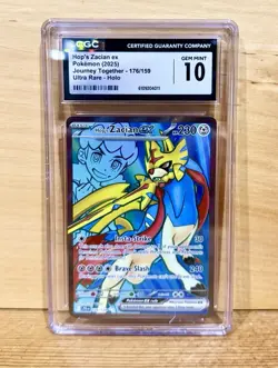 Hop’s Zacian EX Pokemon Journey Together 176/159 CGC Gem Mint 10 - Image 1