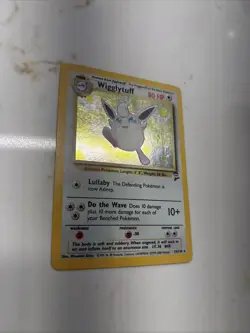 Pokemon TCG Wigglytuff Base Set 2 Holo Unlimited Rare With SWIRL! - Image 4