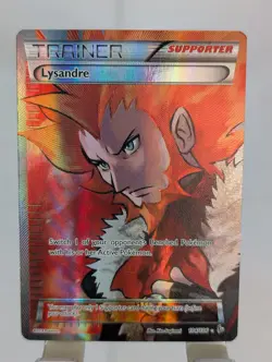 Pokemon Lysandre 104/106 Flashfire Full Art Supporter EN TCG - Image 1