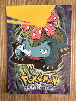 1999 Topps Pokemon The Movie Blue Logo Holo Venusaur #3 E3 of 12 VLP - Image 1