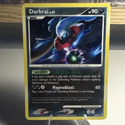 Pokemon TCG Darkrai DP52 Diamond and Pearl Holo Black Star Promo NM - Image 1