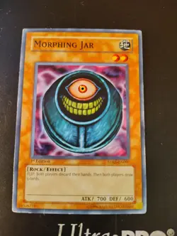 YuGiOh Card Morphing Jar SDRL-EN007 Rise of the Dragon Lords 1st Ed LP - Image 1