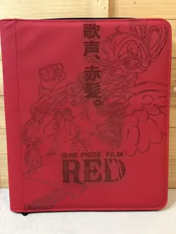 One Piece Movie Red Uta Laser Engraved Binder 9 Pocket Toploader Mistake - Image 1