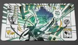 One Piece Zoro 24x14 Stitching Playmat TCG - Image 1