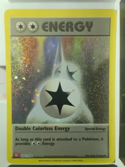 Double Colorless Energy (CLC) 032/034 Holo Trading Card Game Classic NM - Image 1