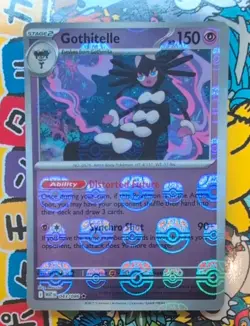 Gothitelle Master Ball Holo White Flare 043/086 Pokemon Card - Image 1