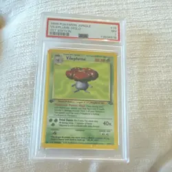 Pokemon TCG Vileplume Jungle 15/64 1st Edition Holo Rare PSA 7 1999 Card - Image 1
