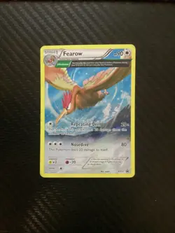 Fearow XY57 XY Holo Holographic Pokemon Card 2015 FULL ART LP - Image 1