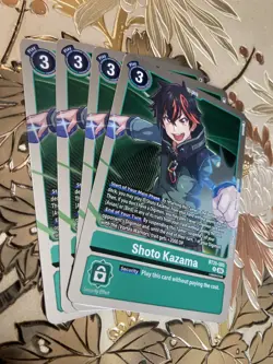 Digimon Card Playset Shoto Kazama Foil BT20-085 R Release Special Booster 2.5 - Image 1